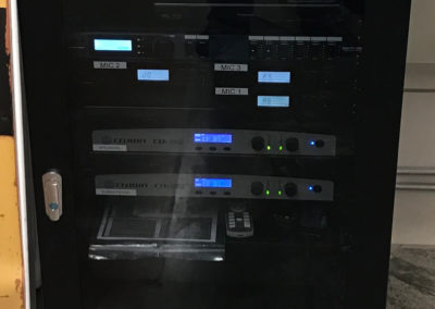 Commercial Sound System Equipment Rack