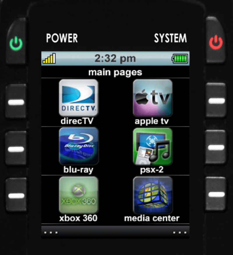 URC MX-890 Remote Control LCD Screen